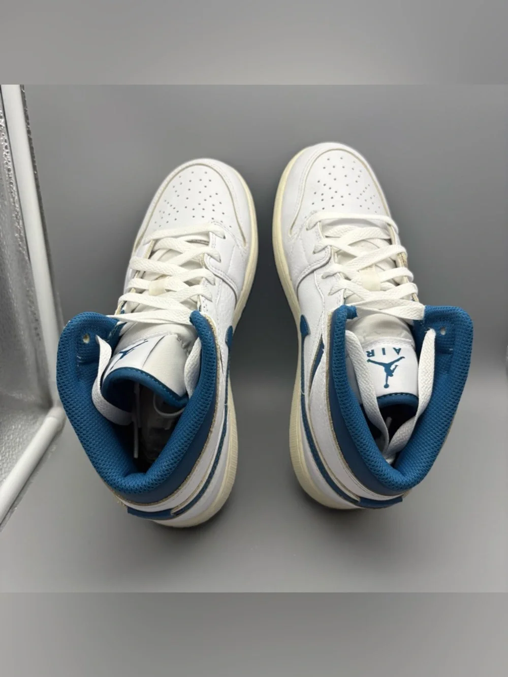 Jordan | Air Jordan 1 Mid SE Shoes - Industrial Blue ; 6.5Y